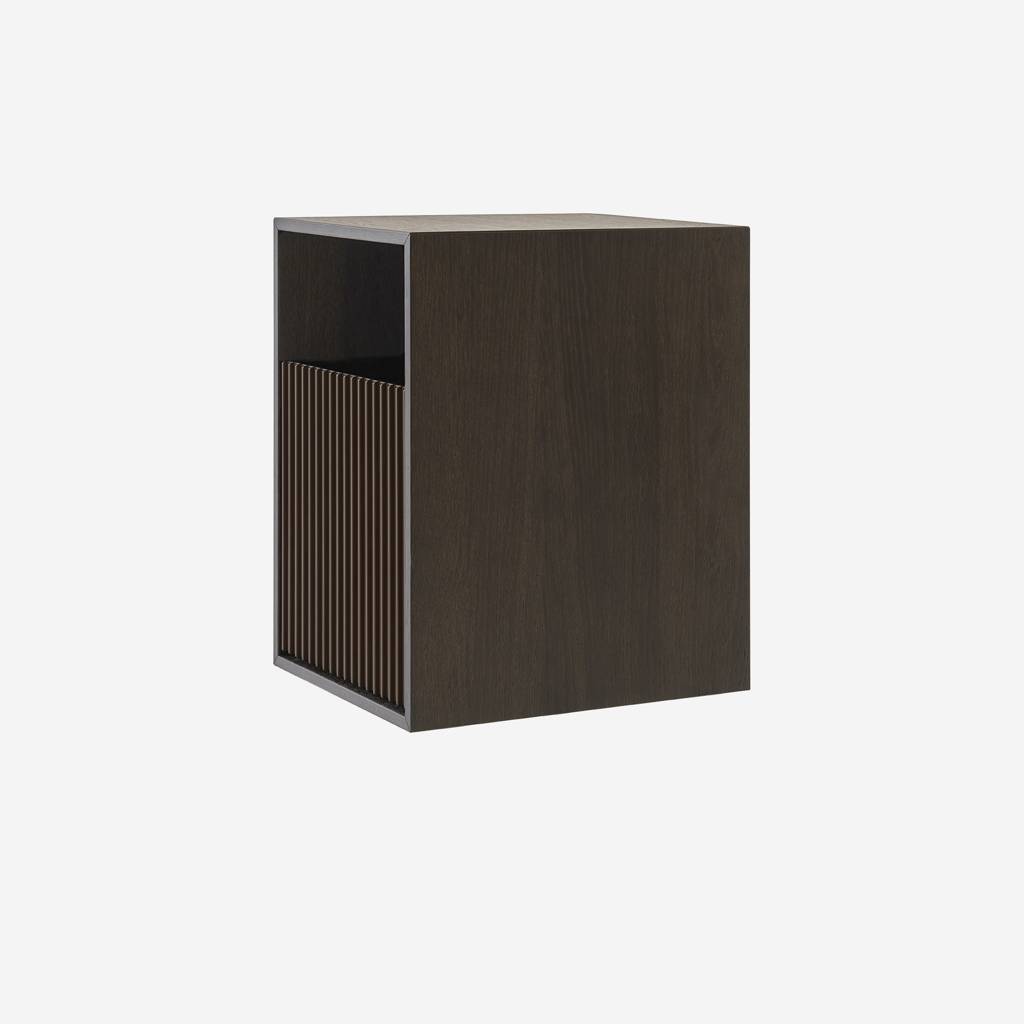 Vipp Bedside Table - vipp672 - Dark Oak, Wall